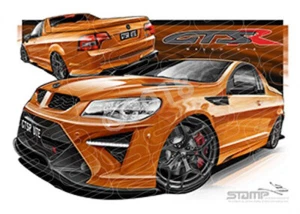 HSV Maloo GTSR V461 MALOO GTSR LIGHT MY FIRE A3 FRAMED PRINT (V461) - Picture 1 of 1