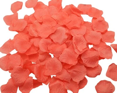 1200 Piezas Artificial Imitación Seda Rosa Flor Pétalo Decoración Boda Foto 1 de 2