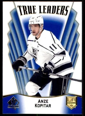 2021-22 SP AUTHENTIC TRUE LEADERS BLUE ANZE KOPITAR LOS ANGELES KINGS #TL-25 - Image 1 of 2