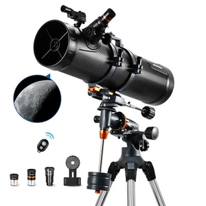 130EQ Professional Telescopes for Adults Astronomy with PL Lens Phone Adapter - Picture 1 of 9