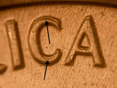 1964-D DDR-005  Strong Doubled Die Reverse Gem BU/Uncirculated Red Lincoln Cent - Image 1 of 4