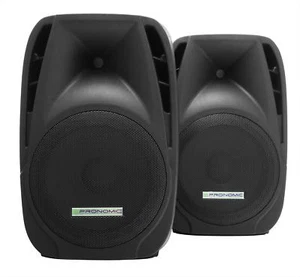 PAAR MOBILE DJ PA LAUTSPRECHER BOX SET 12'' (30CM) DJ BÜHNE PARTY MONITOR 600W - Bild 1 von 6