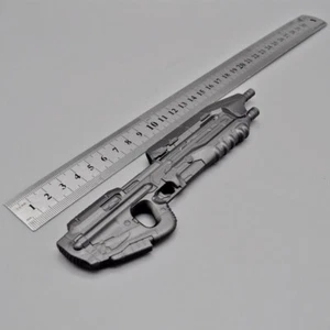 3A TOYS 1/6 Scale Soldier Halo Main Weapon DIY Iron Gray Sci-Fi Gun Model - Picture 1 of 4