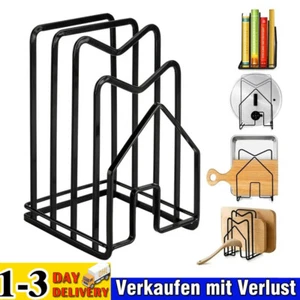 Topf Deckel Pfannen Halter Geschirr Ständer Aufbewahrung Küche Deckelständer - Bild 1 von 23