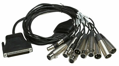 Digigram SC163100201-A XLR Breakout Cable VX881HR Broadcast Sound Card AES (NEW) - Image 1 of 3