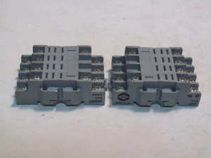 LOTE NUEVO SPC SMS-6-45 / 26630 14 PINES RELÉ ZÓCALO 10A/300V 2 PIEZAS MONTAJE DIN P4964 - Imagen 1 de 4