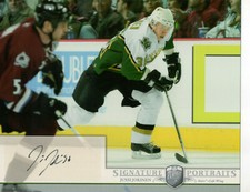 JUSSI JOKINEN 2006-07 BE-A-PLAYER SIGNATURE PORTRAITS AUTOGRAPH 8x10 HOCKEY CARD
