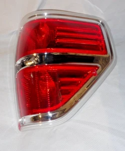 2009 thru 2014 F-150 OEM Ford Chrome RIGHT Passenger Tail Lamp w chip - Picture 1 of 9