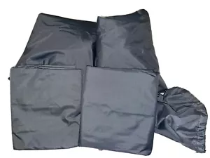 Baner Garden Lightweight Water Resistant Patio Furniture Cover Set Of 4-Gray - Picture 1 of 3