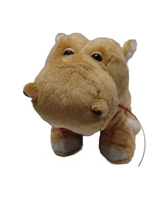 Ganz Webkinz Mud Hippo Plush Stuffed Animal Brown 10" Soft Toy No Code - Picture 1 of 10