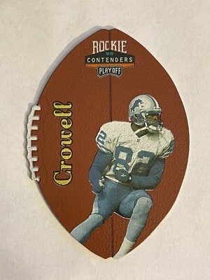 1998 Playoff Contenders Leather Gold | #27 | Germane Crowell | Rookie RC 44/53 - Image 1 of 2