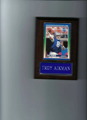 TROY AIKMAN PLAQUE DALLAS COWBOYS FOOTBALL NFL   C2 Cover