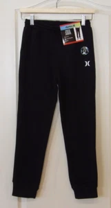 Hurley Easy FIt Elastic Waistband Soft Jogger Black Boy's Sz S 7/8 NWT - Picture 1 of 2