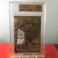 2011-12 FLEER RETRO FLAIR SHOWCASE #1 MICHAEL JORDAN /150 BGS 9.5 Gem Mint