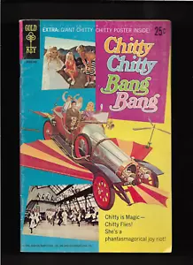 1968 1° fumetto chiave oro " CHITTY CHITTY BANG " CON POSTER ALLEGATO ORIGINALE - Foto 1 di 12