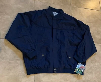 Chaqueta Bomber Vintage La Paz Catalina Para Hombre Azul Cremallera Completa Ventilada 2XL NUEVA con Etiqueta Foto 1 de 4
