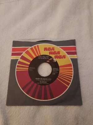 ALABAMA~When We Make Love/Carolina Mountain Dewe~ 7-inch Single LP~1984 RCA - Image 1 of 4