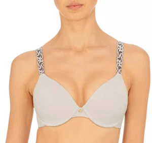 Neu NATORI 36B US Leinen Mineral Pure Luxe Bügel T-Shirt BH 732080 - Bild 1 von 7