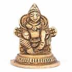 Handmade Antique Old Rare Miniature Lord Kuber Brass Statue Idol Sculpture