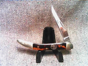 Pocket Knife Texas Toothpick Tortoise Shell Resin Handles w/Clip Blade, 3" - Picture 1 of 7