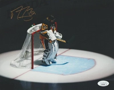 Marc-Andre Fleury Autographed Pittsburgh Penguins "Anthem Focus" 8x10 JSA - Image 1 of 4