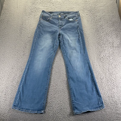 Pantalones de mezclilla elásticos American Eagle Outfitters Favorite para mujer 12 azules Boyfriend Foto 1 de 4