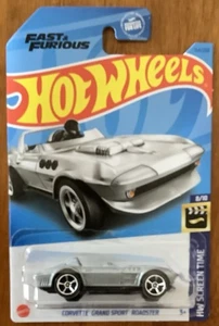 HOT WHEELS CORVETTE GRAND SPORT ROADSTER 154/250 HW SCREEN TIME FAST & FURIOUS - Picture 1 of 2