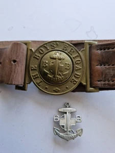Boys Brigade memorabilia Belt & Badge - Picture 1 of 2