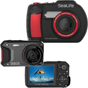 Sealife DC2000 Unterwasserkamera schwarz/rot - Bild 1 von 4