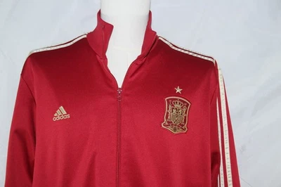 Adidas Spain Team Training Jacket F85749 APU002 Men’s 2XL 2014 Red Full Zip - Image 1 of 4
