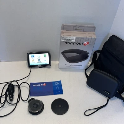 TomTom XXL Navigator N14644 GPS 带保护壳和豆袋 Dash Mount 已测试工作正常 — 第 1/4 张图片