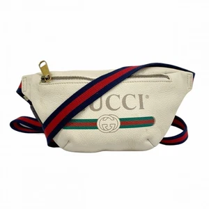 Bolso Body Gucci 527792 Cuero Blanco Para Hombre Mujer GZl19t58 - Imagen 1 de 1