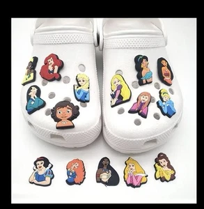 4 Pc- Disney Princess,Crocs,Jibbitz Shoe Charms Brand New, For Gifts, Kids,Teen - Picture 1 of 5