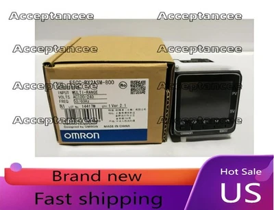 NEW Omron Temperature Controller E5CC-RX2ASM-800 100-240 VAC US Free TAX - Image 1 of 4
