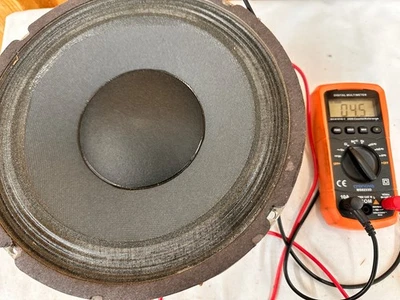 Eden EC1060XL 8 Ohm 10" Speaker - re-coned - tested and working - Image 1 of 4