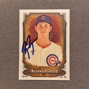 BEN BROWN Signed Autographed 2024 Topps Allen & Ginter Card RC Chicago Cubs #212 - Picture 1 of 1