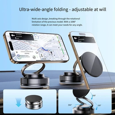 2Pcs Vacuum Magnetic Suction 2025 functional car central Control Phone Stand - Image 1 of 4