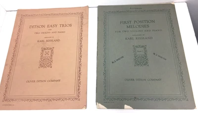 Vintage Music Books - Piano Classics Karl Rissland - Oliver Ditson Company 1924 - Image 1 of 4