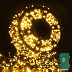 Luci Natale Esterno Batteria 50M 1000Leds Luci per Albero Di Natale, Luci Natali - Foto 1 di 12