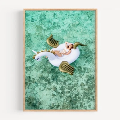 Beach Ocean Relaxing Wall Art Poster Print BS100-35_0 - Image 1 of 4