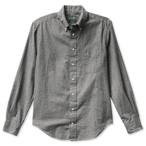 Gitman Vintage $275 NWT Gray Grey Classic Flannel Cotton Button Down Shirt M - Picture 1 of 4