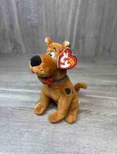 Ty SCOOBY DOO Dog Beanie Baby 7” New With Tag Cartoon Hanna Barbara 2009 - Picture 1 of 12