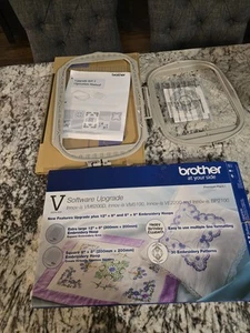Brother SAVRVUGK1 V-Series Embroidery 12”x8” & 8”x8” Hoops - Picture 1 of 18