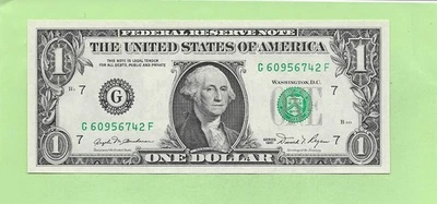 1981 ..UNCIRC $1  G 6095 6742 F  .... 1981  $1  G-F     NICE NOTE      FRN - Image 1 of 2