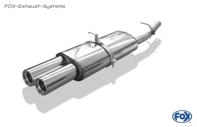 Escape Deportivo Opel Vectra A CC Hatchback 2x76mm Redondo Enrollado Recto - Imagen 1 de 4