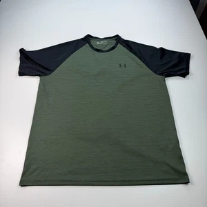 Camisa Under Armour Performance Para Hombre 2XL XXL Verde Ligera Elastizada Entrenamiento - Imagen 1 de 8