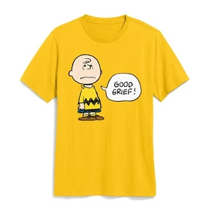 Funny Good Grief Charlie Brown Adult T-Shirt - Picture 1 of 3