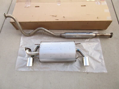 FITS: 17 - 21 TOYOTA 86 GT 2.0L 2D COUPE STEEL DUEL EXHAUST MUFFLER PIPE OEM  - Image 1 of 4