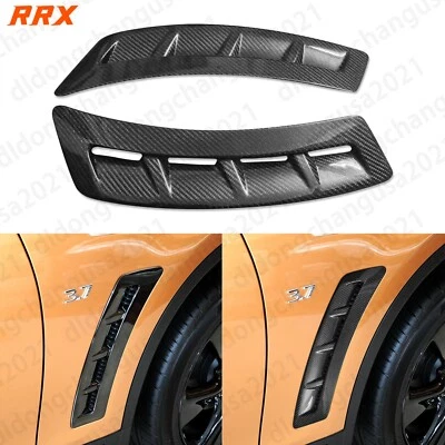 3K сухое углеродное волокно боковая дверь крыло вентиляционная крышка для Infiniti FX35 FX50 QX70 - Изображение 1 из 4