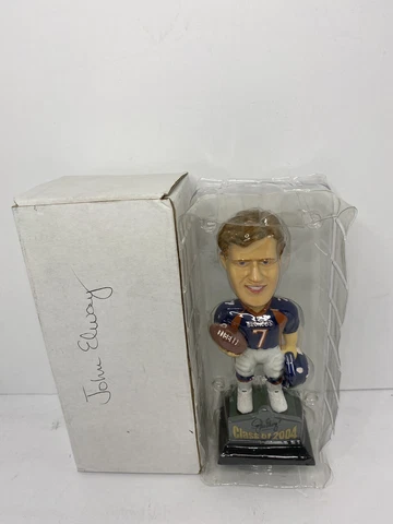 John Elway Denver Broncos Bobblehead Class Of 2004 Hall Of Fame Limited Edition Cover